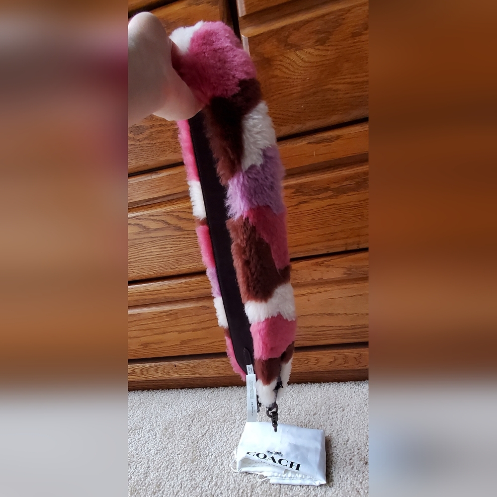 Coach Multicolor Shearling Strap - Picture 3 of 11